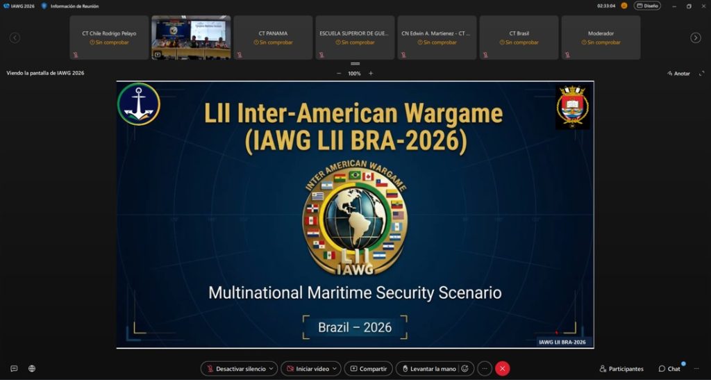 ACADEMIA DE GUERRA PARTICIPA EN CONFERENCIA DE PLANIFICACIÓN DEL JUEGO INTERAMERICANO 2026