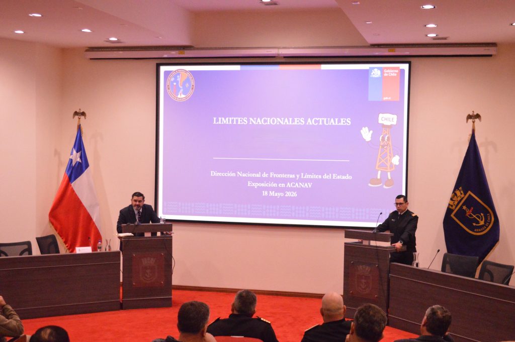 ACADEMIA DE GUERRA NAVAL DESARROLLÓ EXPOSICIÓN SOBRE LÍMITES NACIONALES ACTUALES Y DESAFÍOS ESTRATÉGICOS.